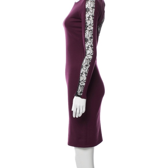 Alice + Olivia lace trim sheath dress size xs - Picture 3 of 3